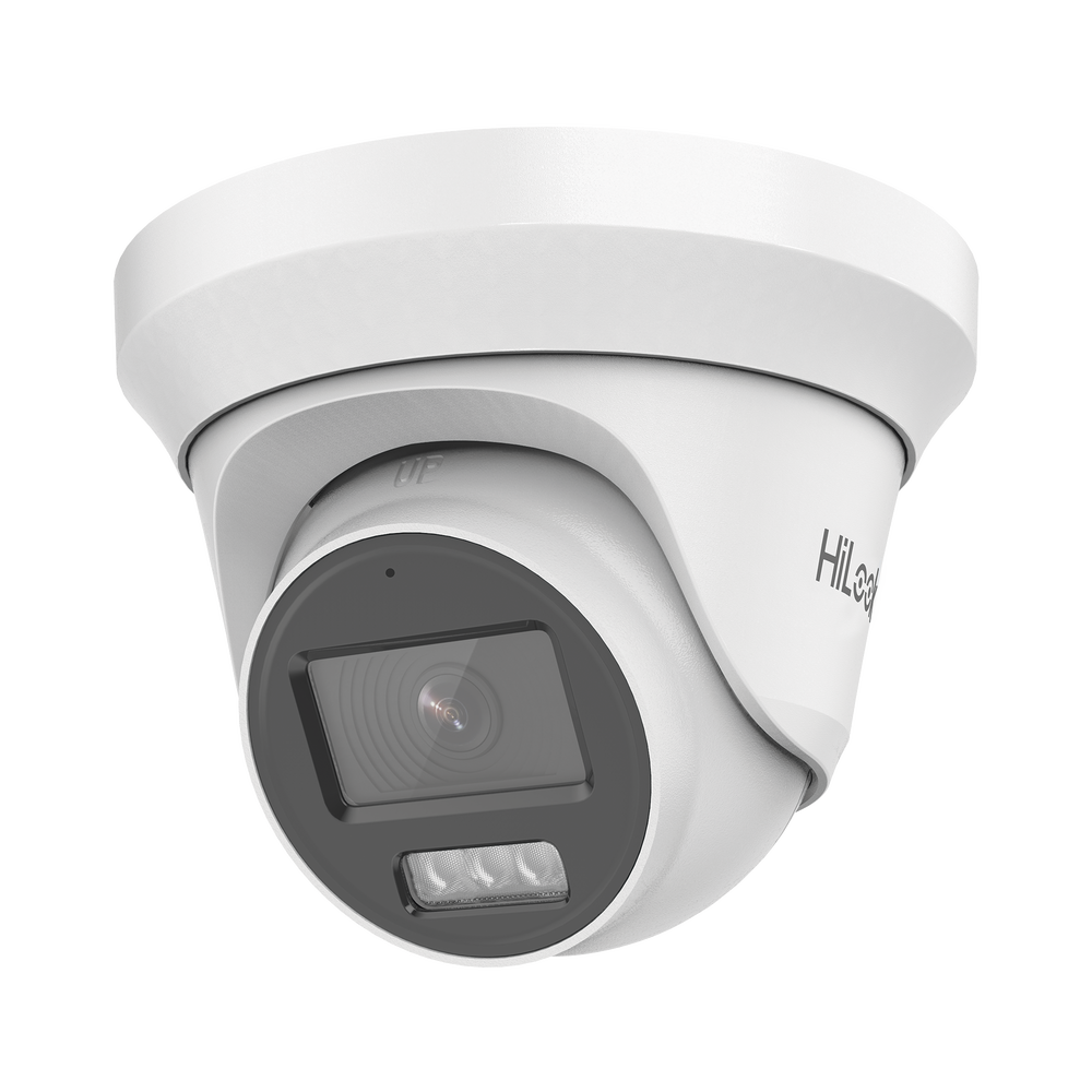 [Dual Light + ColorVu] Turret TURBOHD 3K megapixel / 40 mts IR + 20 mts luz blanca/ Lente 2.8 (105° de Visión) / Exterior IP66 / Audio por Coaxitron / TVI-AHD-CVI-CVBS / Metal