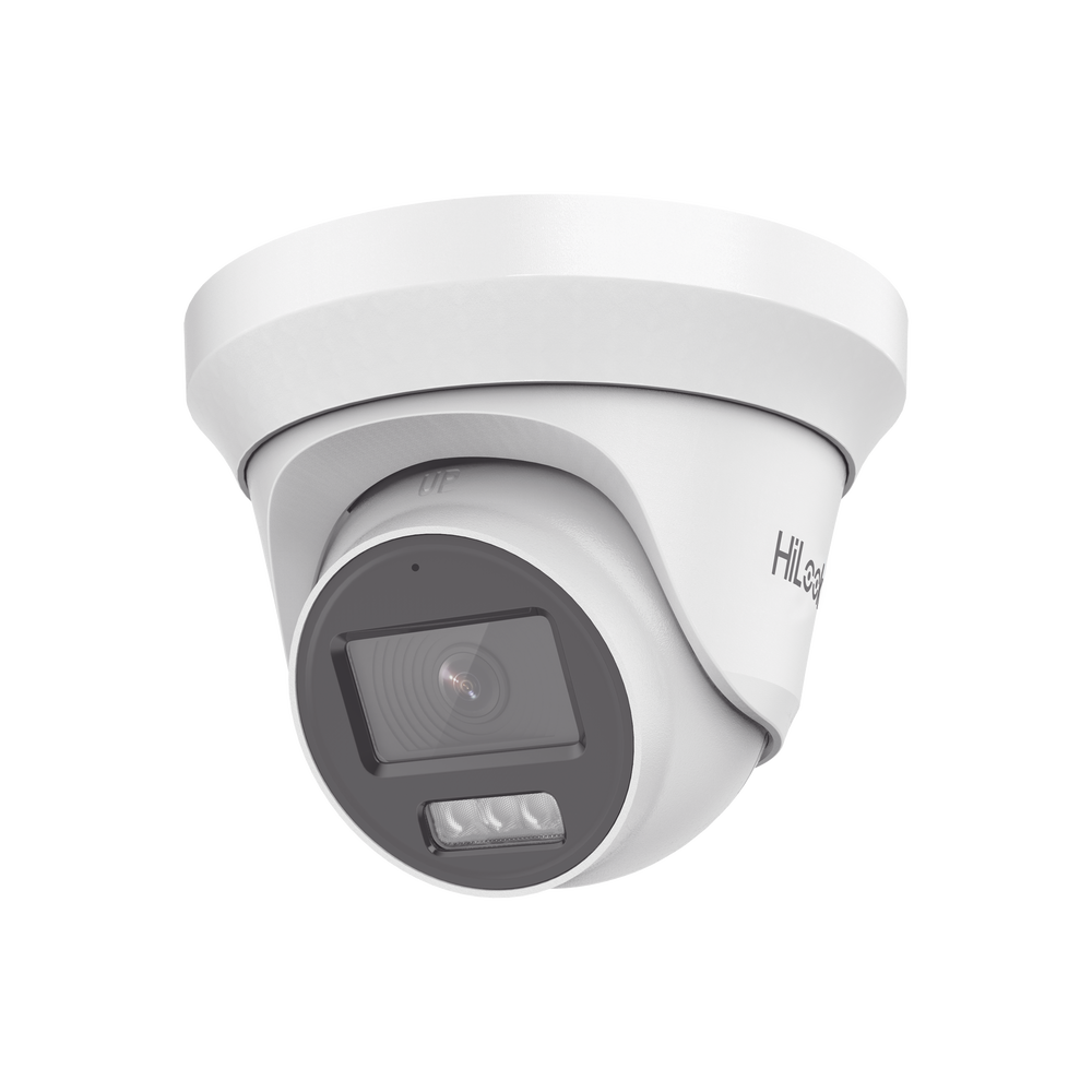 [Audio Bidireccional + Dual Light + ColorVu] Turret TURBOHD 3K / 5 Megapixel / Lente 2.8 mm / 40 mts IR EXIR + 40 mts Luz Blanca / Micrófono y Bocina Integrado / Exterior IP67 / dWD