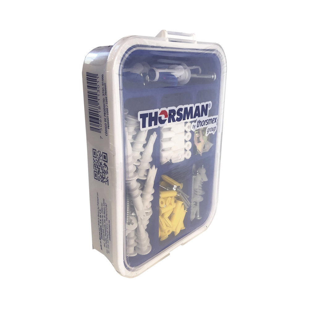 Kit para Sistemas de Fijación en Yeso, Muros Falsos, Tabique hueco, Uso en interiores (91 piezas) - Image 3