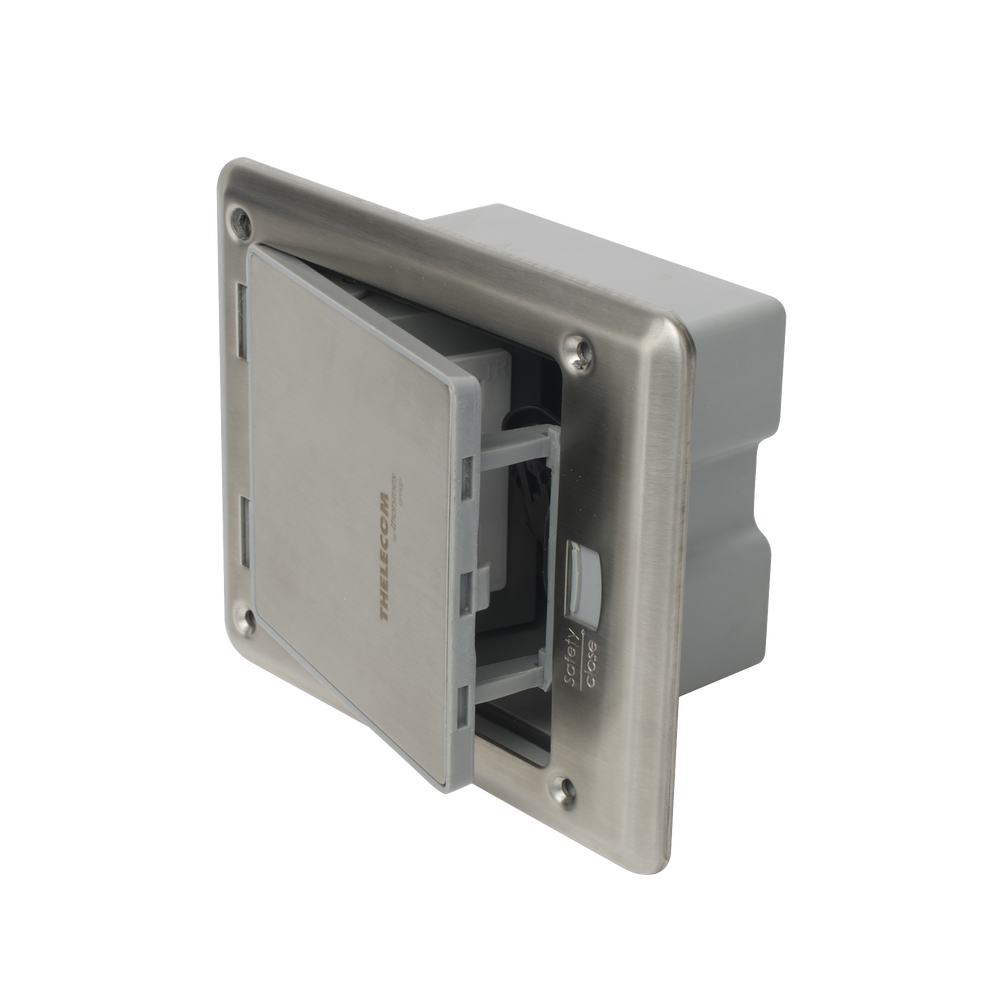 Caja de Piso con Contacto El?ctrico (Duplex), Resistente al Agua, IP66 (Con Tapa Cerrada) (11000-53201) - Image 4