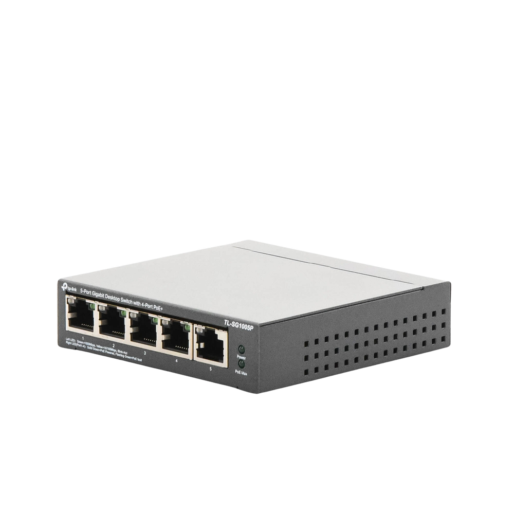 Switch Escritorio No Administrable de 5 puertos 10/100/1000 Mbps / Con 4 puertos PoE 802.3af/at de hasta 65 W / PoE Extendido hasta 250 metros - Image 5
