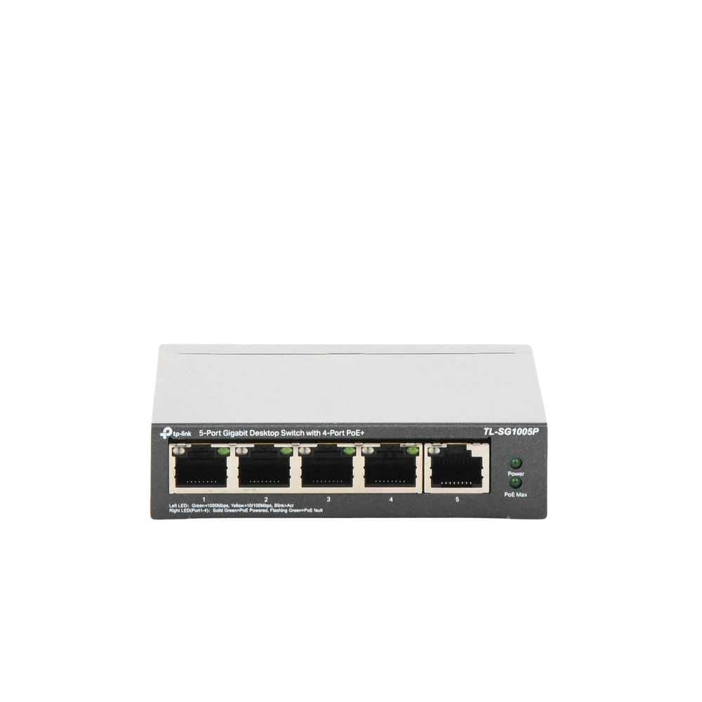 Switch Escritorio No Administrable de 5 puertos 10/100/1000 Mbps / Con 4 puertos PoE 802.3af/at de hasta 65 W / PoE Extendido hasta 250 metros - Image 7