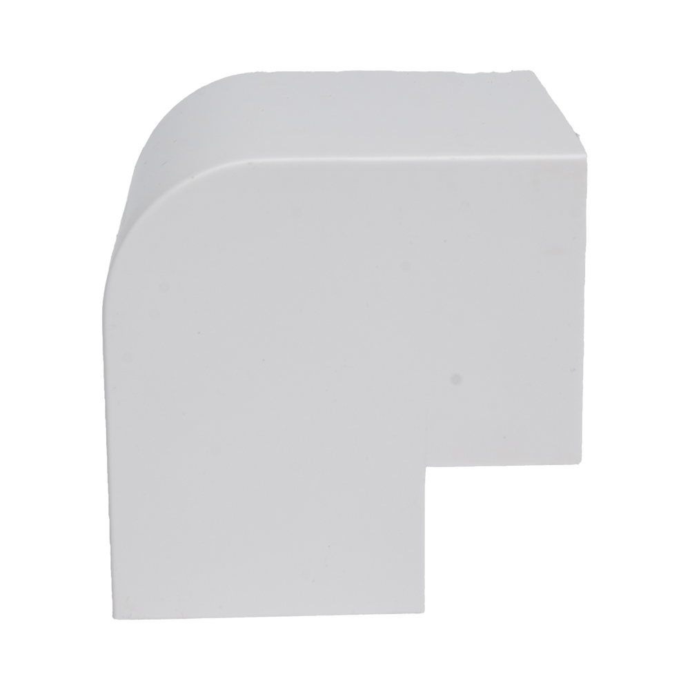 Esquinero Exterior Color Blanco de PVC Auto Axtinguible, Para Canaleta TMK-4577 (5510-02001)