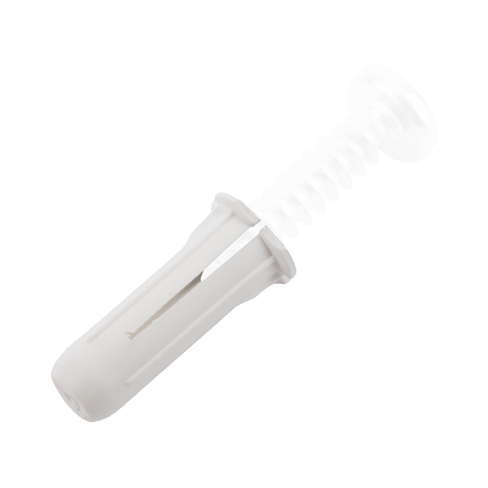 Taquete blanco 3/16" para tornillo 8mm x 3/4" (100pzs) (1101-01100) - Image 5