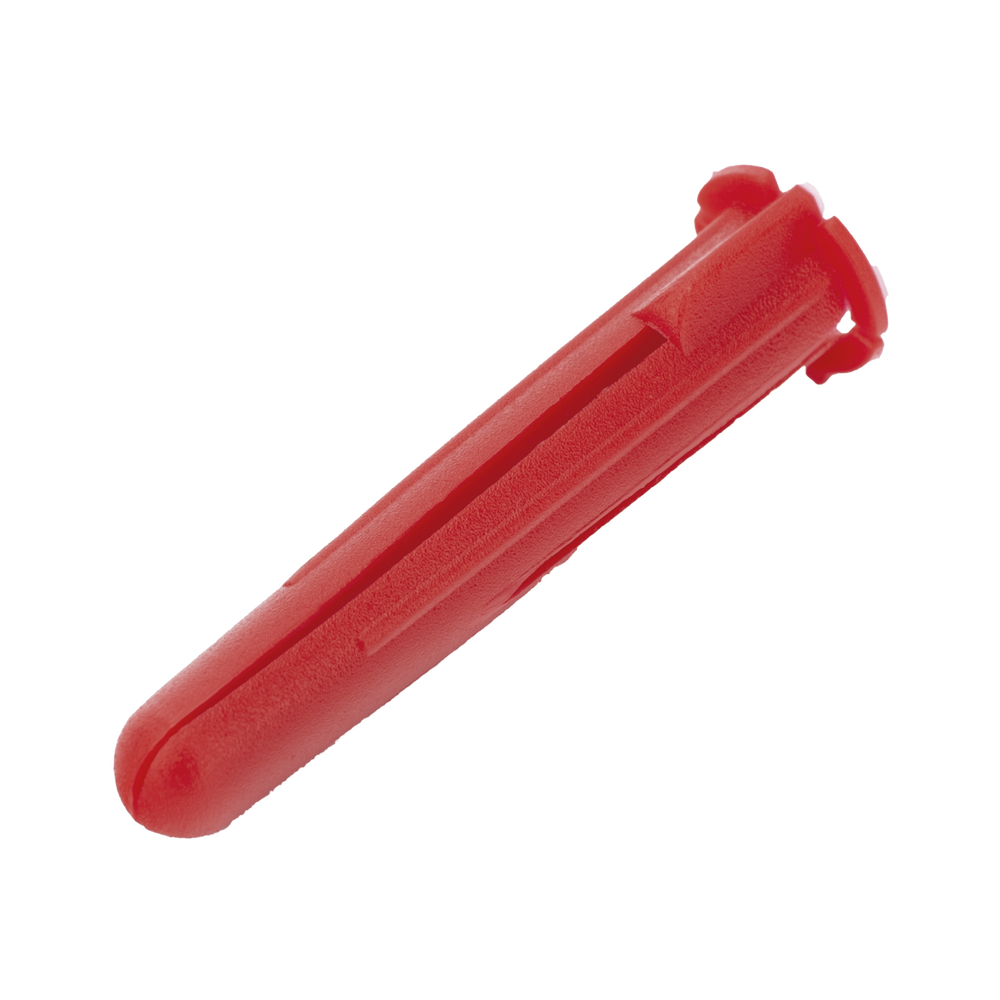 Paquete Con 10 Taquetes Rojos de 1/4" y 10 tornillos 10 x 1 1/2" (4.82 x 38 mm) (1103-05002) - Image 3