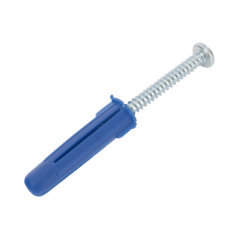 Paquete de 6 taquetes azul 2" y 6 tornillos 12mm x 2" (1105-05002) - Image 5