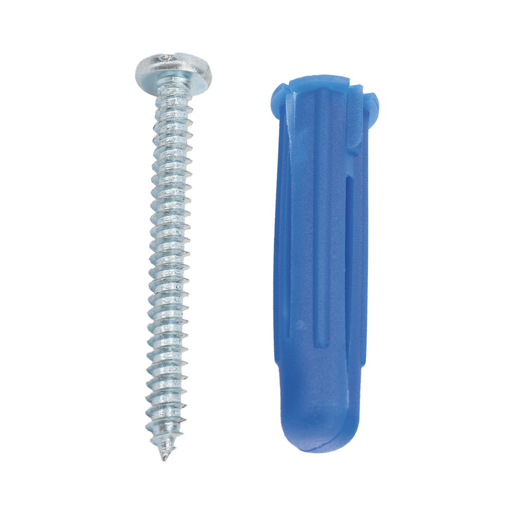 Paquete de 6 taquetes azul 2" y 6 tornillos 12mm x 2" (1105-05002) - Image 8