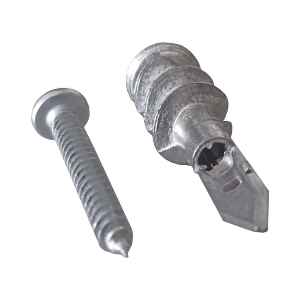 Taquete Métalico TPD Zinc con tornillo 8 x 1 1/4", Ideal para Uso con carteles publicitarios, Electrodomésticos - Image 4