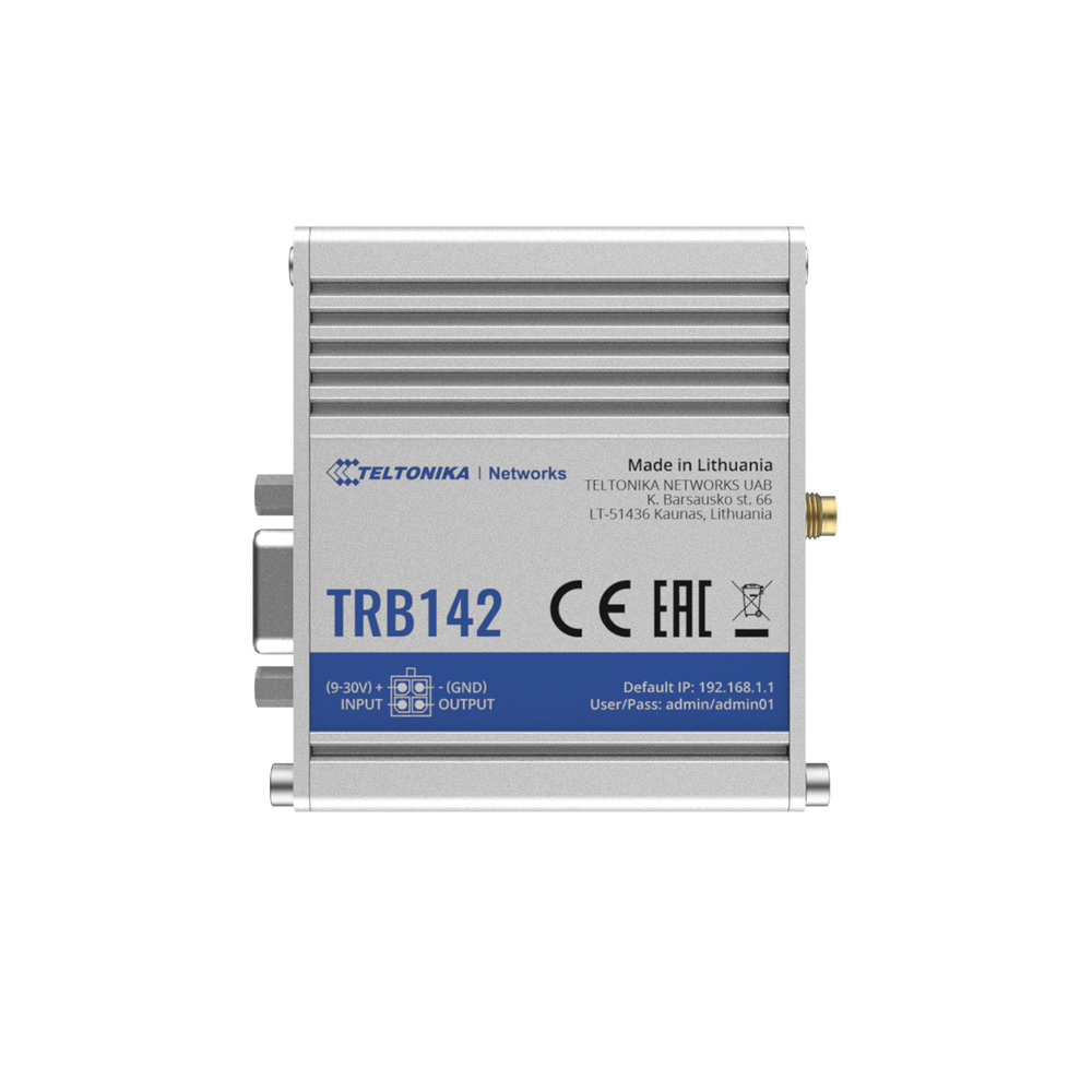 Gateway Industrial LTE 4G a Puerto Serial RS232