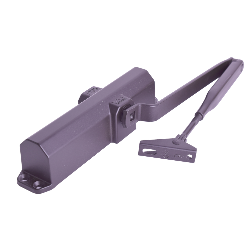 Cierrapuertas Fuerza 4/ Para puertas de hasta 1100 mm de Ancho/ Color Chocolate Oscuro /Certificación UL/ Ideal Puertas Madera - Image 2