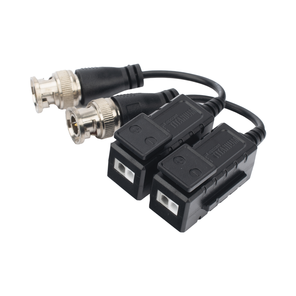 Kit de Transceptores (Baluns) con Terminal PUSH SUPERIOR, Resolución 4K , Cable flexible COAXIAL Blindado / COAXITRON / AUDIO POR COAXITRON / Menu OSD /Conector 100% COBRE / protección TVS, Calidad PREMIUM - Image 2