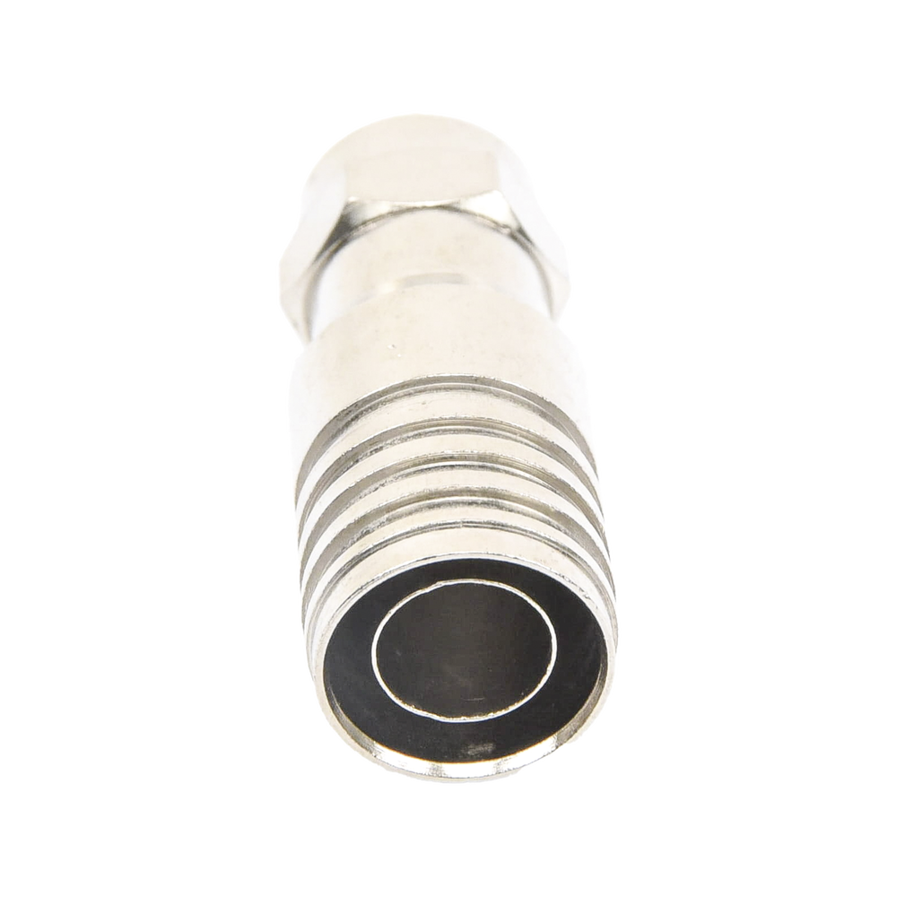 Conector F Macho en 75 Ohm, Plegable para Instalar en Cables Coaxiales RG-11, Cuerpo de Bronce-Niquelado/ Teflón. - Image 2