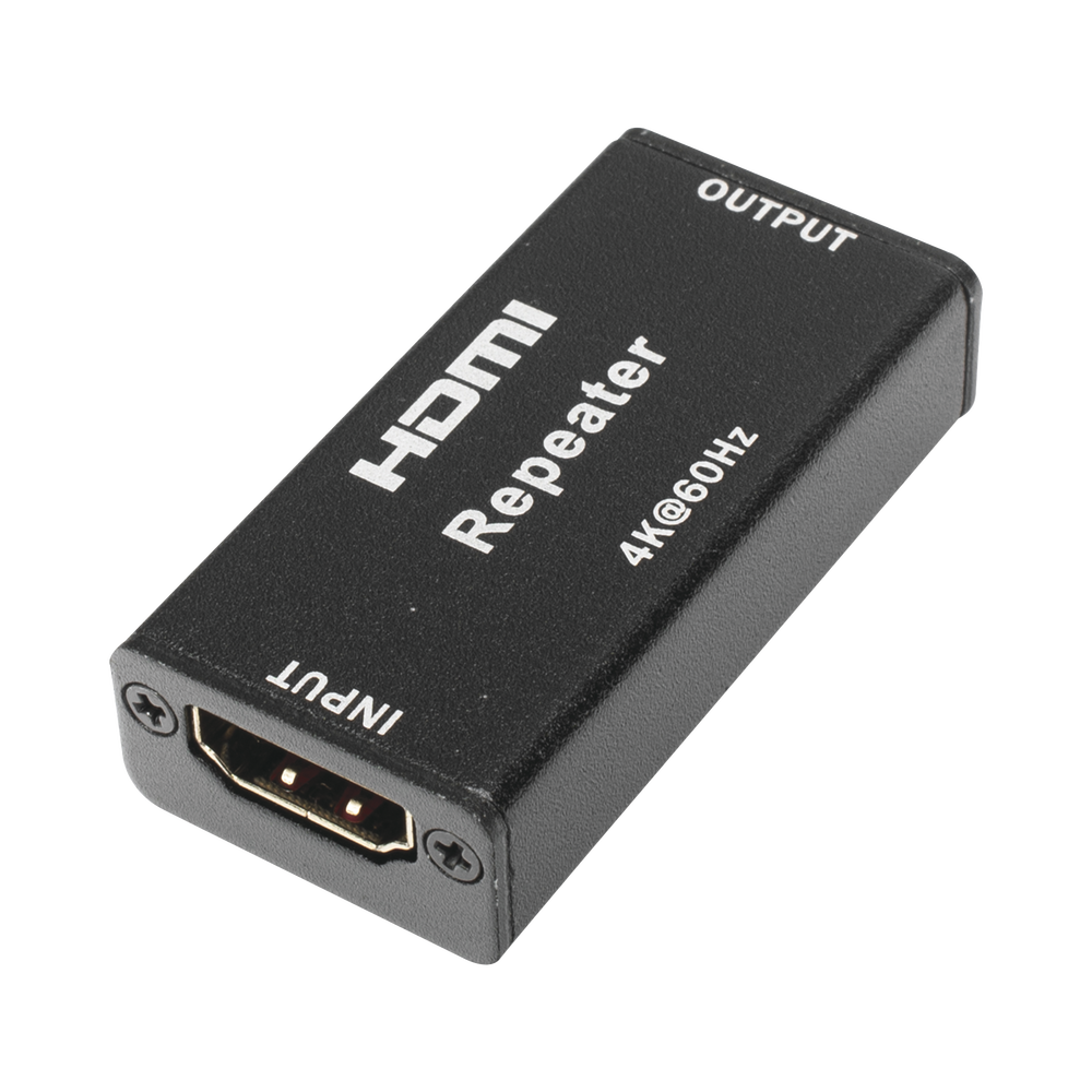 Adaptador HDMI para Amplificar o Repetir la señal de los cables HDMI (Booster) a una distancia de 40 metros / Soporta resoluciones 4K x 2K.