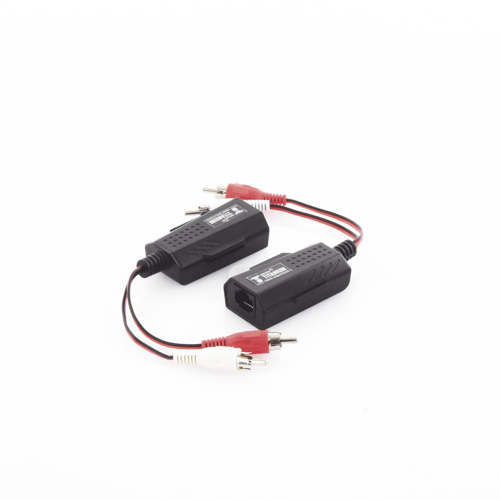 Balun Extensor de Audio Analogo Estereo RCA a RJ45 / Distancia 800 Metros (2625 Pies) / Cable CAT5-6 / Conector 100% Cobre / Protecci?n TVS, Calidad Premium - Image 3