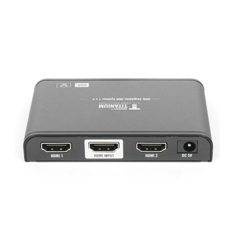 Divisor (Splitter) HDMI 4K de 1 Entrada a 2 Salidas (Simultaneas) / Soporta 4K×2K / Ajuste de resoluciones EDID / HDR / HDMI 2.0 / HDCP 2.2 / Soporta formatos de Audio Dolby Digital / Longitud del cable de entrada y salida ≤10m. - Image 2