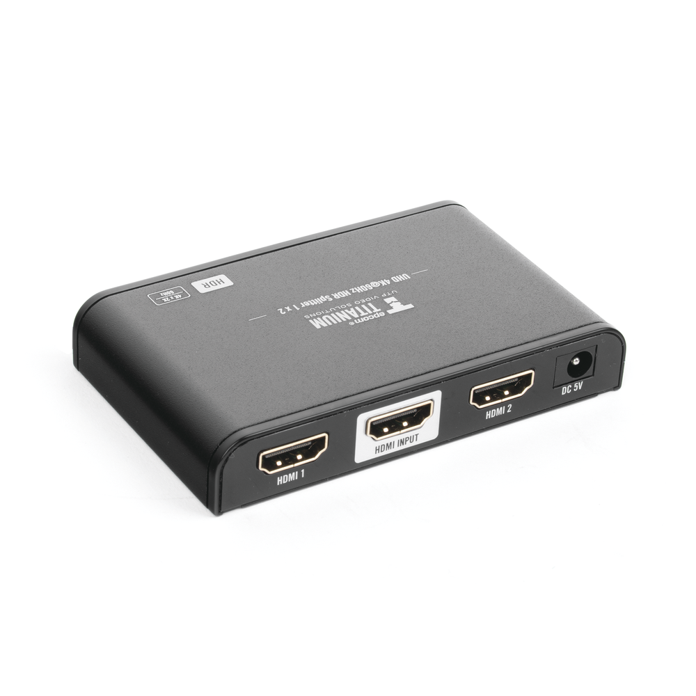 Divisor (Splitter) HDMI 4K de 1 Entrada a 2 Salidas (Simultaneas) / Soporta 4K×2K / Ajuste de resoluciones EDID / HDR / HDMI 2.0 / HDCP 2.2 / Soporta formatos de Audio Dolby Digital / Longitud del cable de entrada y salida ≤10m. - Image 3