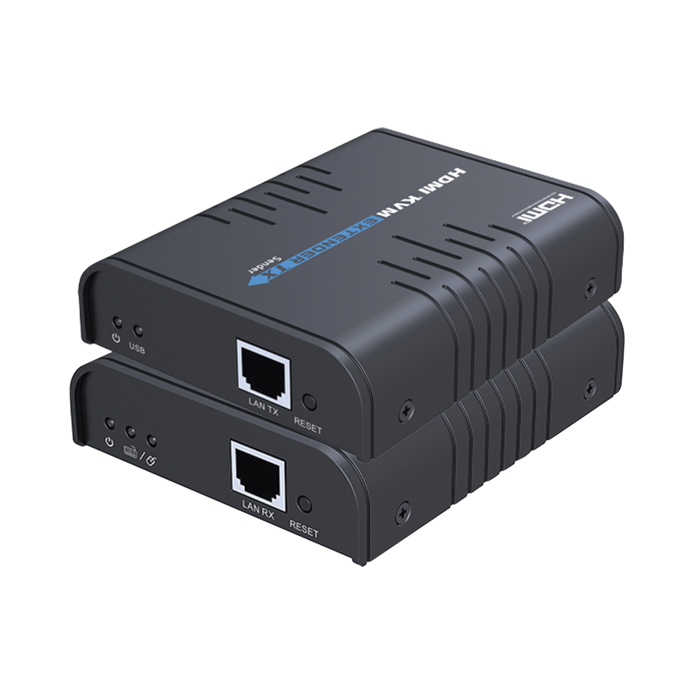 Kit extensor KVM (HDMI y USB) hasta 120 metros / Resolución 1080P @ 60 Hz/ Soporta Cables de red STP y UTP CAT5/5E/6 / HDMI 1.3 / HDCP 1.2 / PCM / Transmite el Video, Mouse, Teclado y Controla tu DVR vía USB a distancia - Image 4