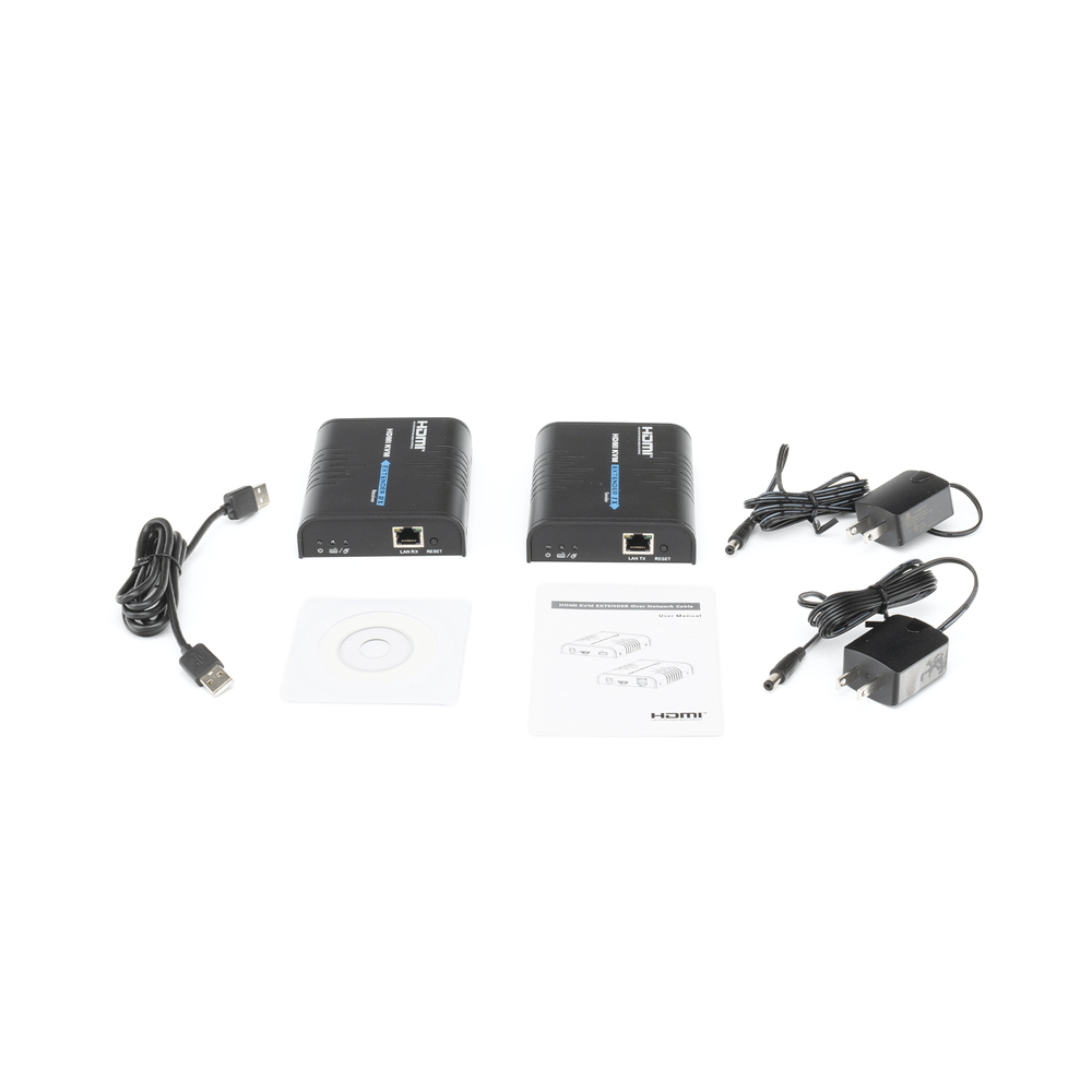 Kit extensor KVM (HDMI y USB) hasta 120 metros / Resolución 1080P @ 60 Hz/ Soporta Cables de red STP y UTP CAT5/5E/6 / HDMI 1.3 / HDCP 1.2 / PCM / Transmite el Video, Mouse, Teclado y Controla tu DVR vía USB a distancia - Image 6