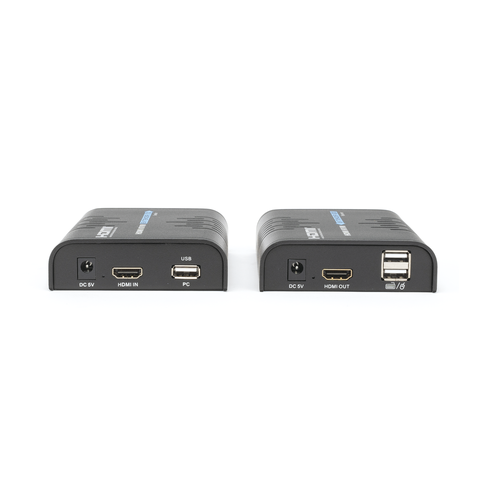 Kit extensor KVM (HDMI y USB) hasta 120 metros / Resolución 1080P @ 60 Hz/ Soporta Cables de red STP y UTP CAT5/5E/6 / HDMI 1.3 / HDCP 1.2 / PCM / Transmite el Video, Mouse, Teclado y Controla tu DVR vía USB a distancia - Image 2
