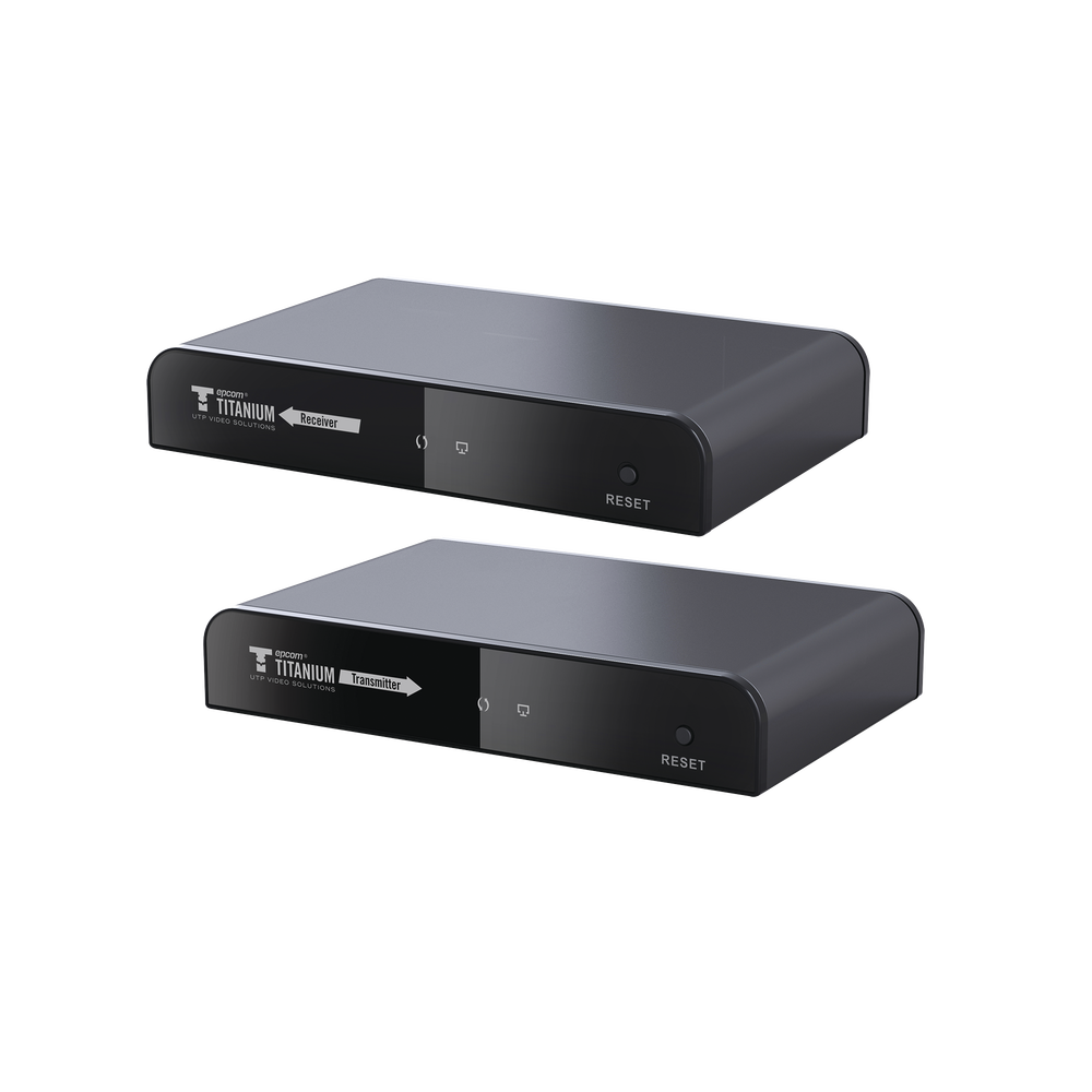 Kit extensor HDMI de 120 metros con loop HDbitT, Cat 5e/6 / Soporta hasta 253 Rx / Protocolo HDbitT, compatible con HDCP.