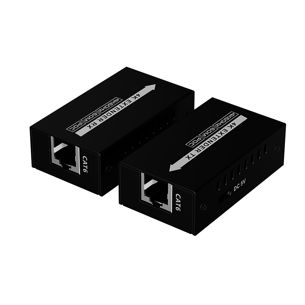 Kit extensor HDMI de tamaño mini | 4K60Hz a 60 metros | Solo requiere alimentación TX | Sobre CAT6/CAT6A/CAT7 | - Image 3