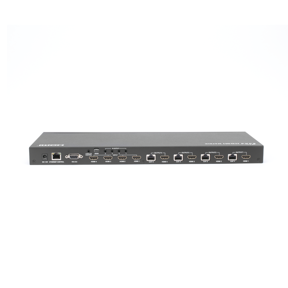 MATRICIAL Y EXTENSOR DE VIDEO HDMI 4 x 4 / 4 Entradas HDMI / 4 Salidas HDMI Loop / 4 Salidas RJ45 para Extender la señal 40 metros por salida / 1080 @ 60Hz / Conmutación por RS232, Control Remoto o Ethernet. - Image 5
