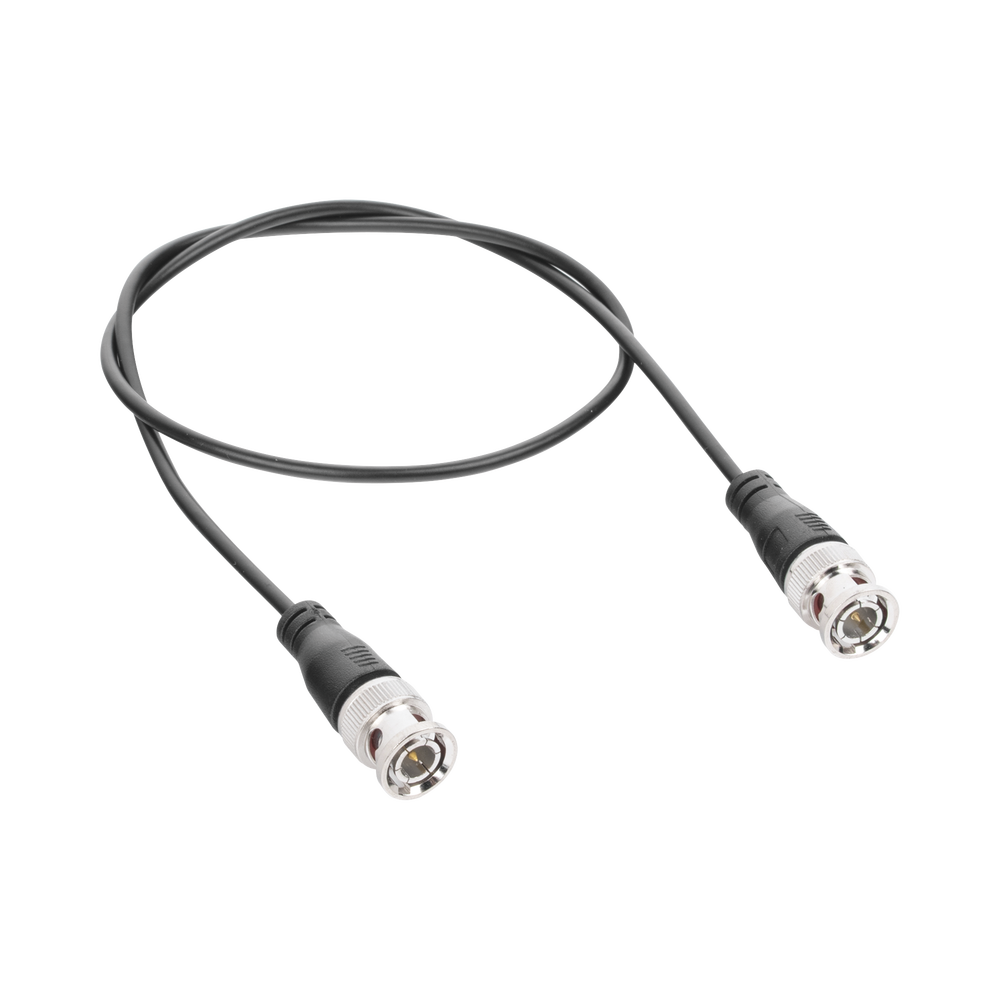 Cable Coaxial Armado con Conector BNC (Video) / Longitud de 0.6 Metros (1.97 Pies) / Optimizado para C?maras 4K / Uso en Interior