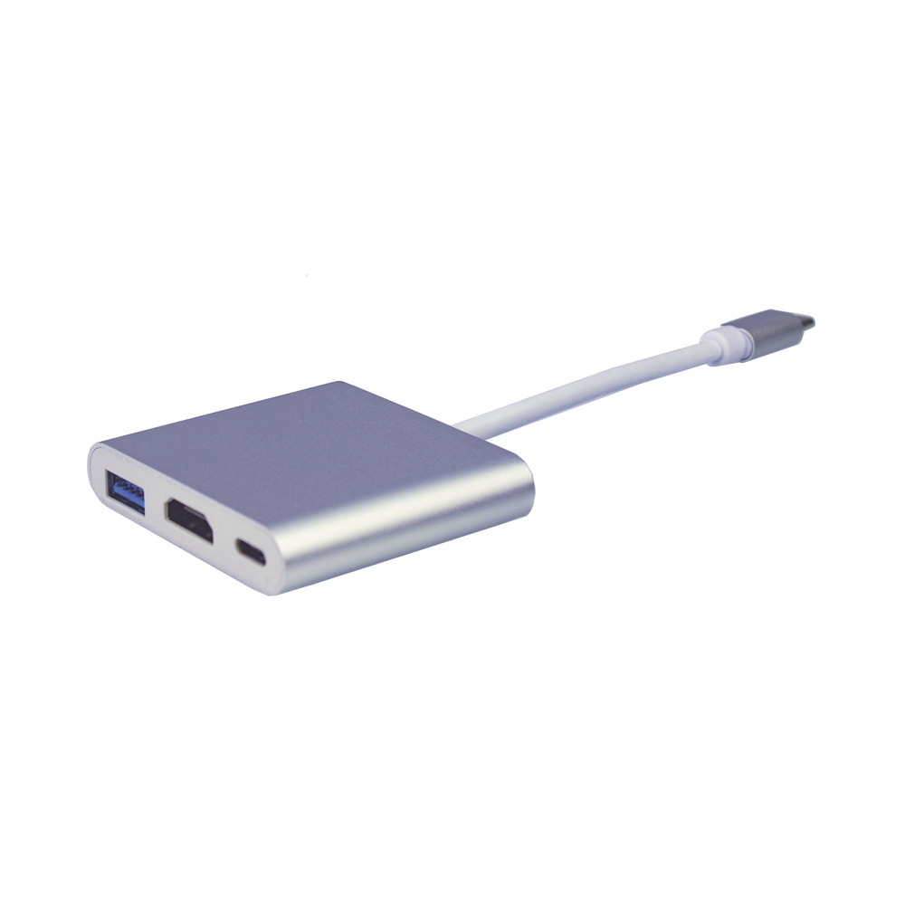 Adaptador Multipuerto USB-C 3.1 A HDMI 4K / USB 3.0 / USB – C / Alta Velocidad de Transmisión de Datos / Admite Carga Rápida (PD) en el Puerto USB – C - Image 4