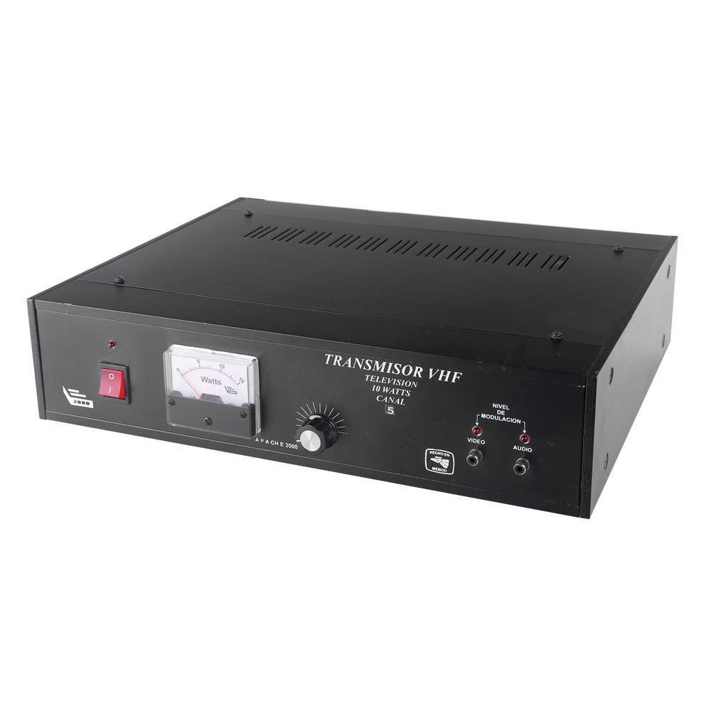 TRANSMISOR DE TELEVISION TV10B/5, CANAL 5 y 10 W de Potencia.