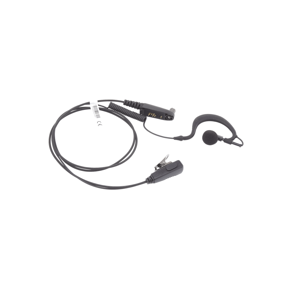 Micrófono de Solapa con Audífono Ajustable al oído Para Radios TE320 / TE390 / HYT TC610P/TC780