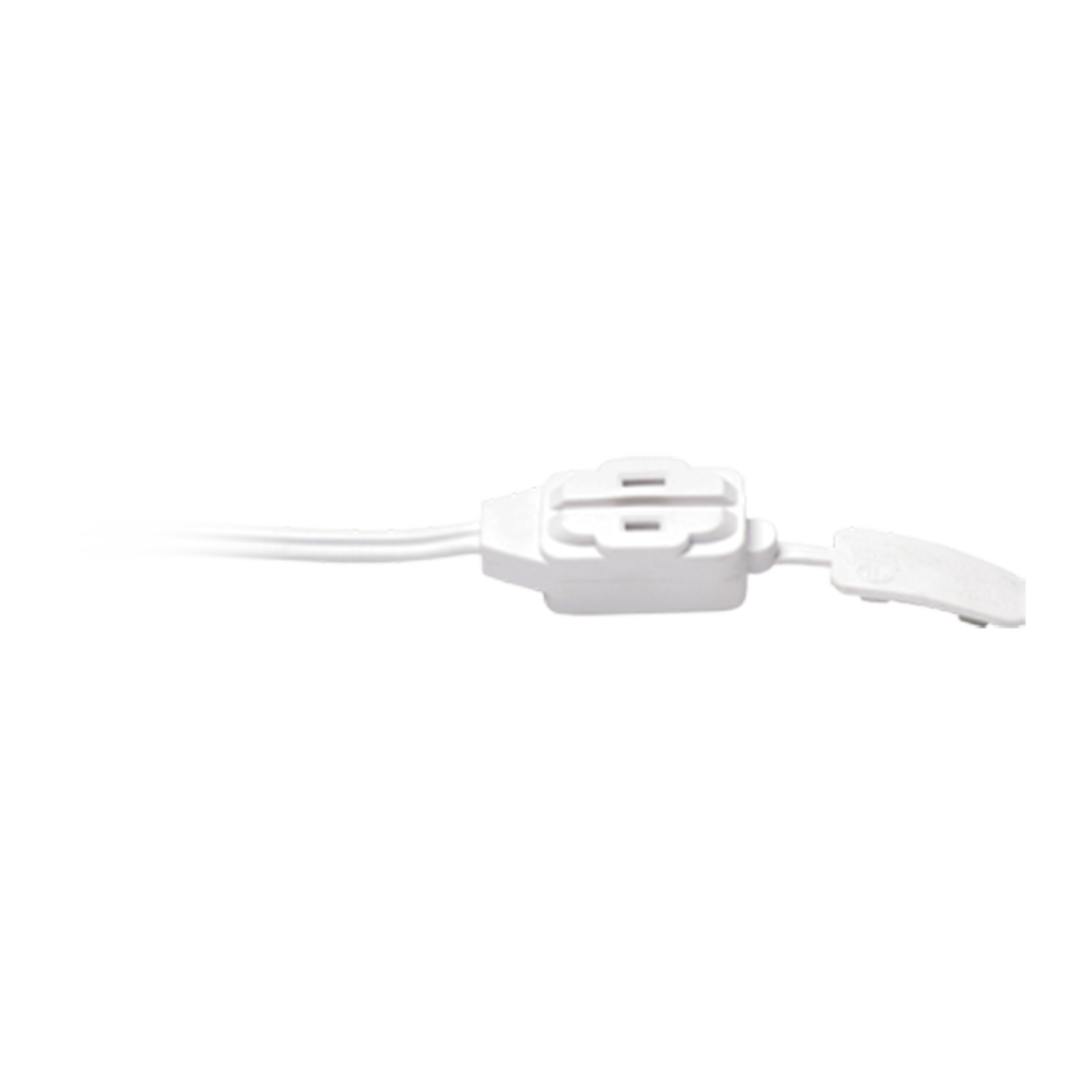 Extensión eléctrica de 3 salidas polarizadas color blanco para uso en interior, longitud 1.83 metros, calibre 16 AWG - Image 3