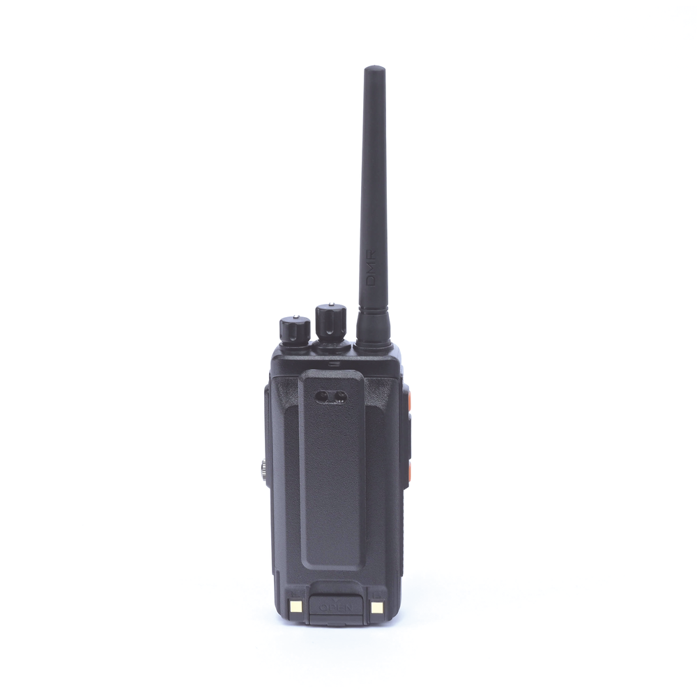 Radio Portátil UHF 400-512 MHz, Digital DMR y Analógico, 5 W, Incluye antena, batería, cargador y clip, 16 canales preconfigurados - Image 4