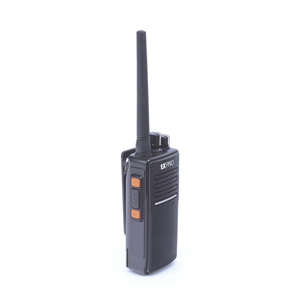Radio Portátil UHF 400-512 MHz, Digital DMR y Analógico, 5 W, Incluye antena, batería, cargador y clip, 16 canales preconfigurados - Image 3