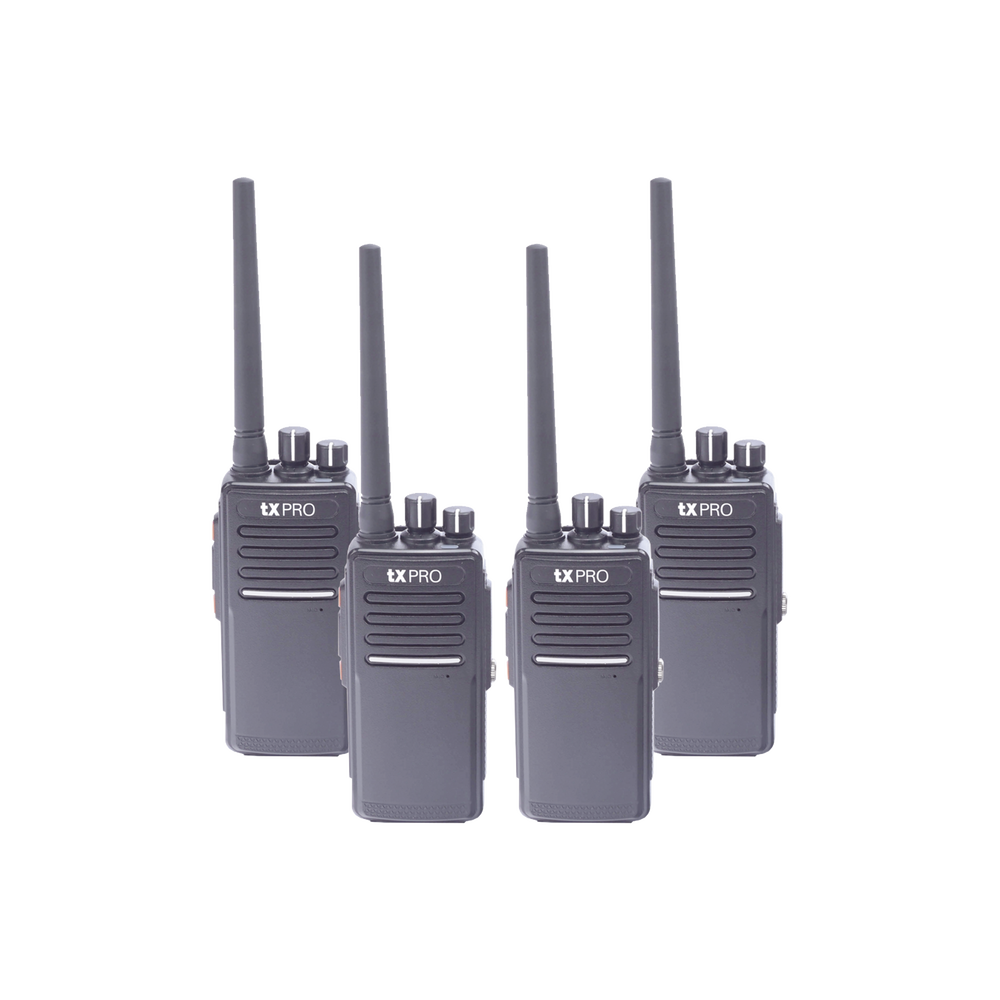 KIT de 4 radios TX680AU y dos cargadores adicionales