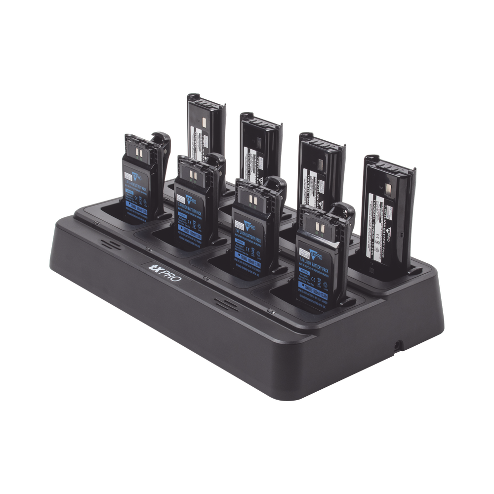 Cargador de escritorio rápido doble química de 8 cavidades , Alternativa para los cargadores KSC-31, KSC35, KSC-43K.