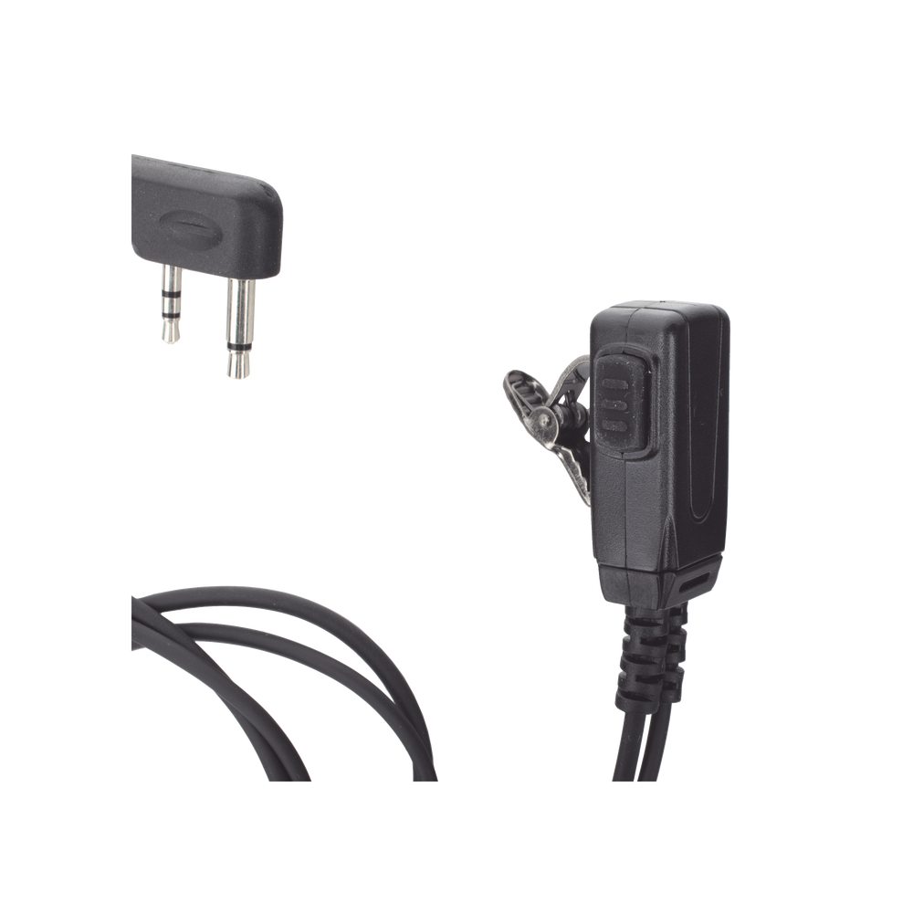 Micrófono - audífono de solapa con tubo acústico transparente para ICOM IC-F11/ 14/ 3021/ 3013/ 3103/ 3003/ 1100D/2100D - Image 2