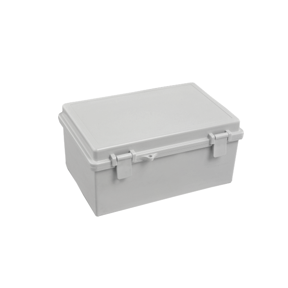 Gabinete Plástico para Exterior (IP65) de 150 x 220 x 105 mm Cierre por Broche.