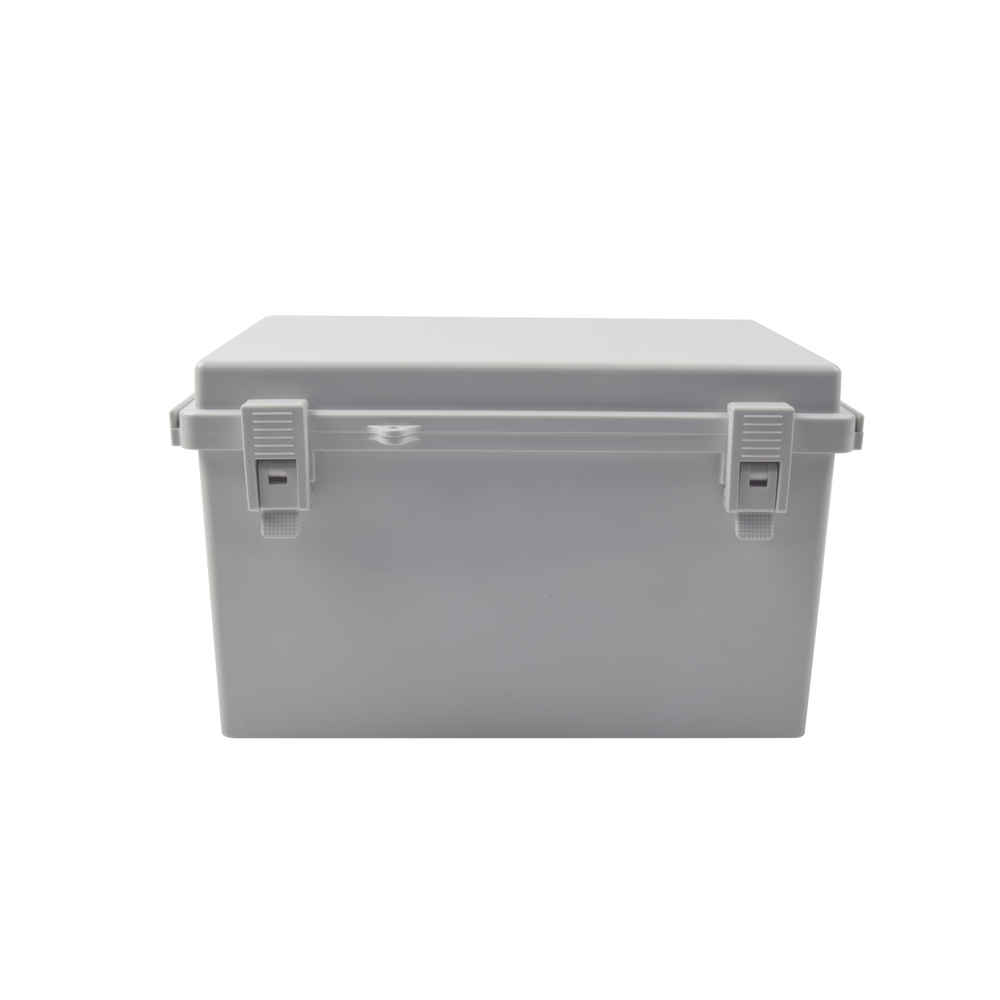 Gabinete Plástico para Exterior (IP65) de 185 x 285 x 180 mm Cierre por Broche.