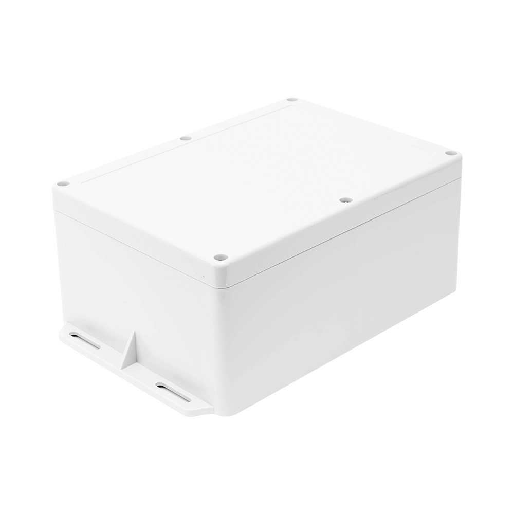 Gabinete Plástico para Exterior (IP65) de 160 x 220 x 100 mm Cierre por Tornillos Metálicos. Tiene Orejas para instalación a muro. - Image 3