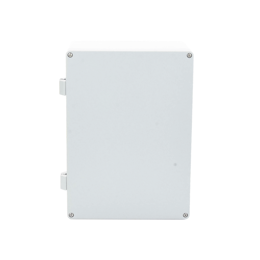 Gabinete de Aluminio para Exterior (IP66) de 390 x 280 x 158 mm con Rápida Disipación de Calor, Cierre por Tornillos con Bisagra. - Image 3