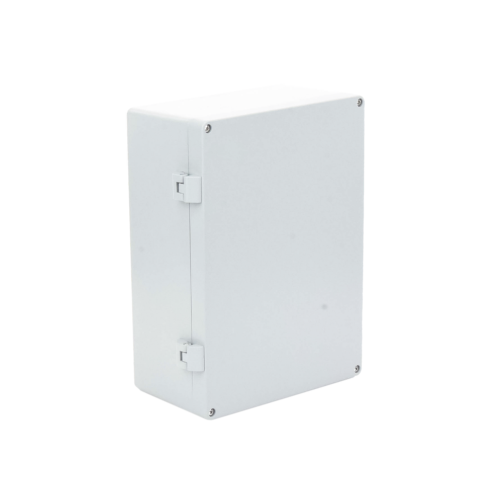 Gabinete de Aluminio para Exterior (IP66) de 390 x 280 x 158 mm con Rápida Disipación de Calor, Cierre por Tornillos con Bisagra. - Image 6