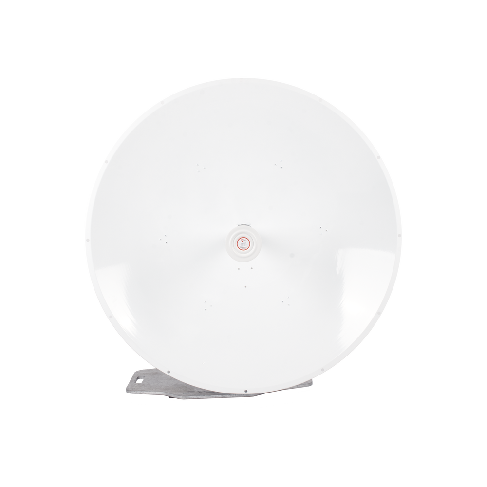 Antena direccional de 4 ft, 5.1 a 7.125 GHz, Ganancia 36 dBi, Conectores RP-SMA Hembra, Polarización doble, incluye montaje para torre o mástil