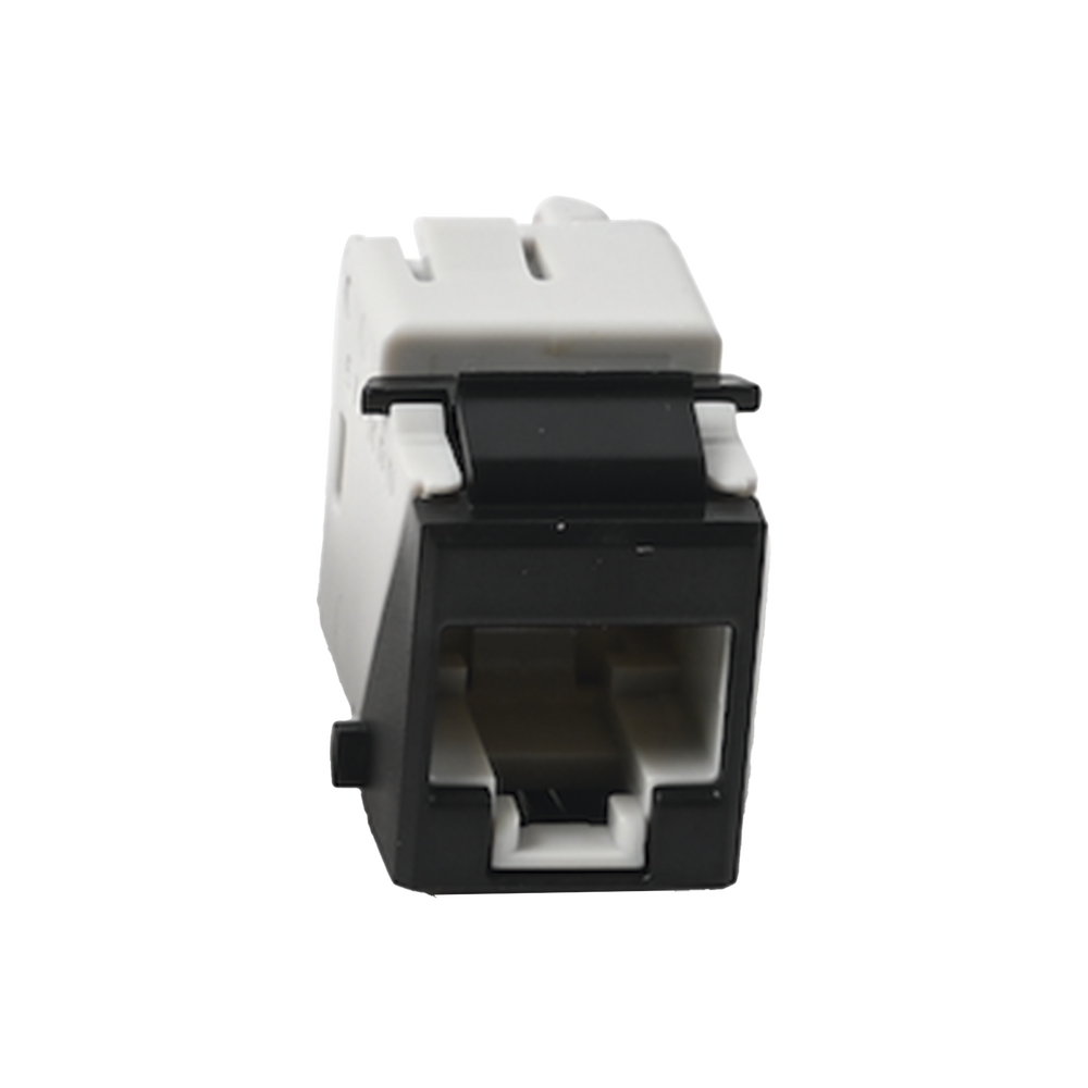 Jack Ultramax Cat5e, UTP, Tipo Keystone, Color Negro, Punch Down