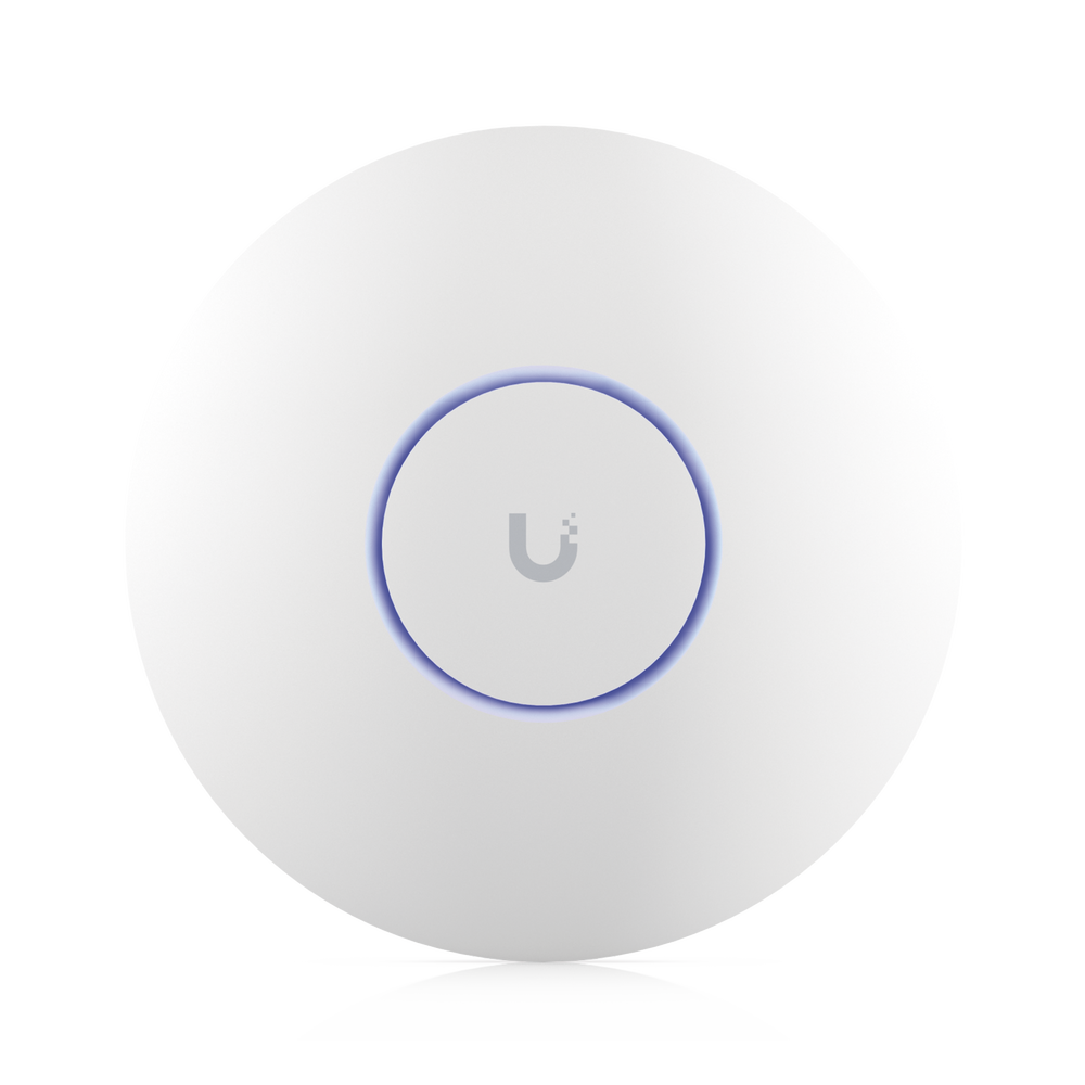 Punto de Acceso UniFi WiFi 6E Enterprise, alta densidad, hasta 600 usuarios, Mu-MIMO 4x4, bandas 2.4/5/6 Ghz, (1) puerto RJ45 2.5G (POE+ no incluido)