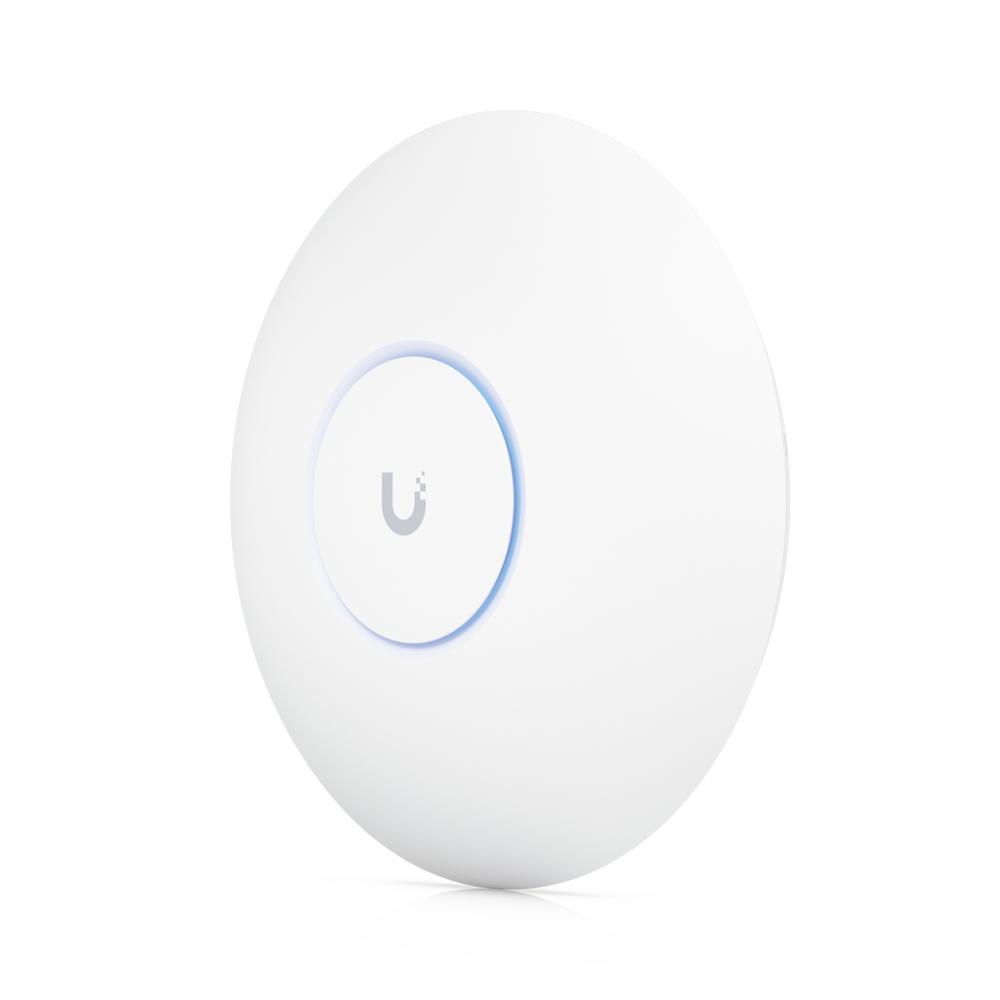Access Point UniFi U7 Pro Max con 8 streams espaciales / para Techo o Pared / Tribanda (2.4/5/6GHz) / Radio Dedicado a Escaneo Espectral / Puerto 2.5 GbE / +500 clientes / POE+ (No incluido) / Para alta densidad de usuarios en escenarios exigentes