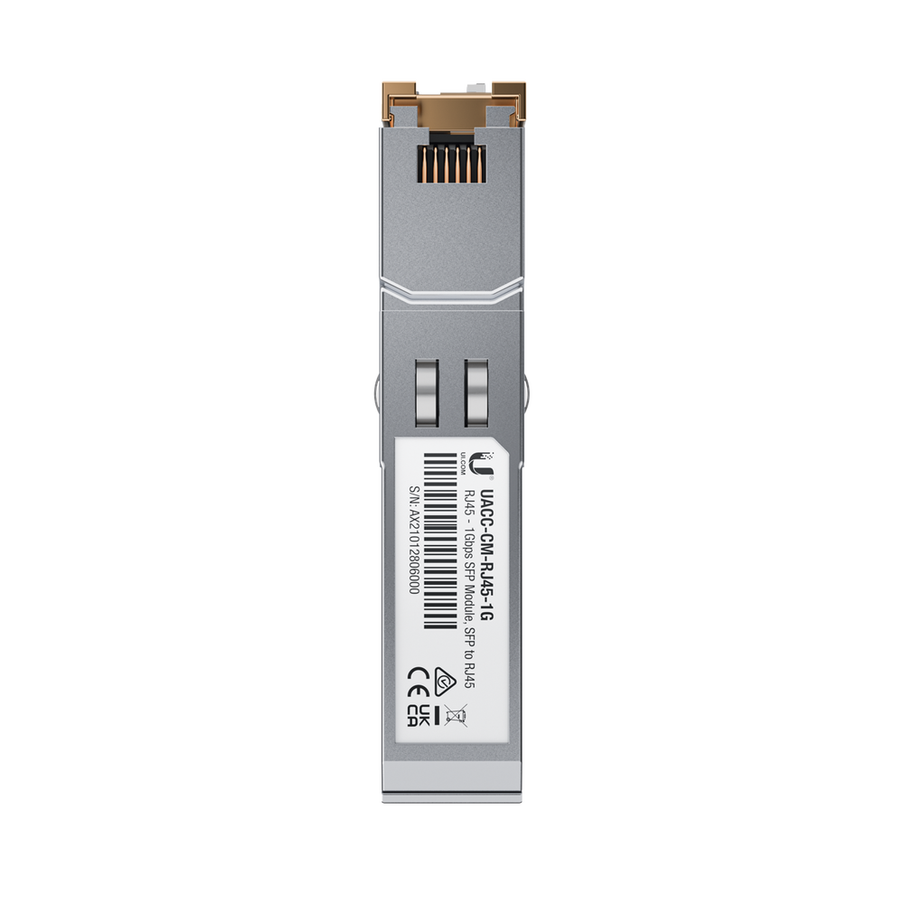 UFiber Módulo de fibra SFP convertidor a cobre RJ45 10/100/1000 Mbps, distancia hasta 100 m