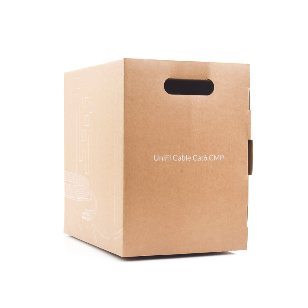 Bobina de cable UTP Plenum (CMP) UniFi, Cat6, Color blanco, 23 AWG, 305m para interior - Image 4