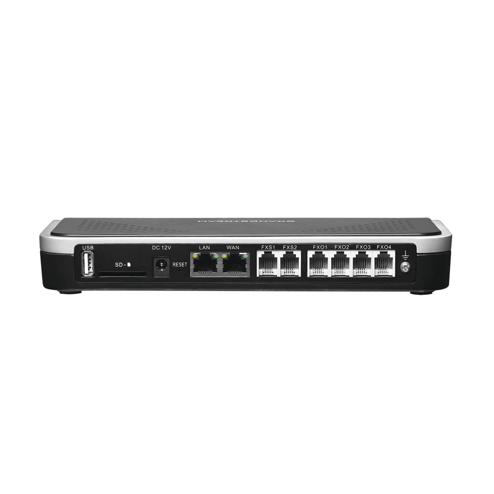 Conmutador IP-PBX de 4 puertos FXO + 2 FXS, 45 llamadas concurrentes, 500 usuarios y doble puerto Gigabit - Image 3