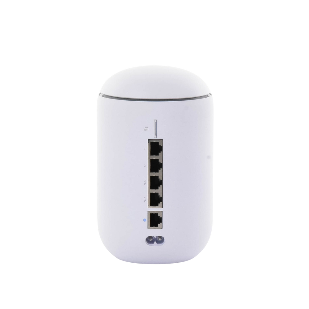 UniFi Dream Router con WiFi 6, 4 puertos LAN Gigabit de los cuales 2 son POE 802.3af. Aplicaciones UniFi Network, Protect y Access pre-instaladas. Pantalla LCD - Image 3
