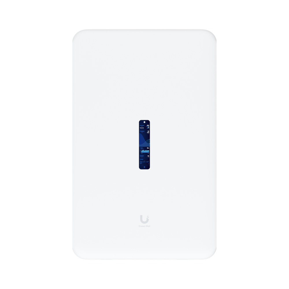 Dream Wall Cloud Gateway 10G Diseñado para Montaje en Pared con WiFi 6 Integrado, Switch PoE de Alta Potencia y Compatibilidad Total con Aplicaciones UniFi